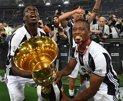 Evra e Pogba