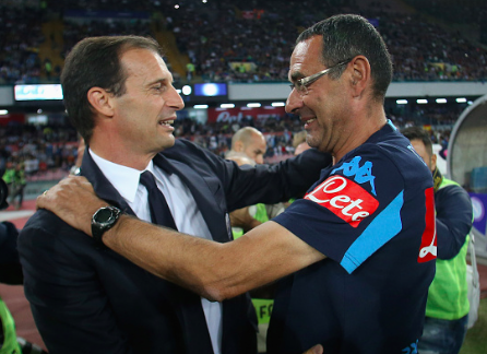 Allegri contro Sarri