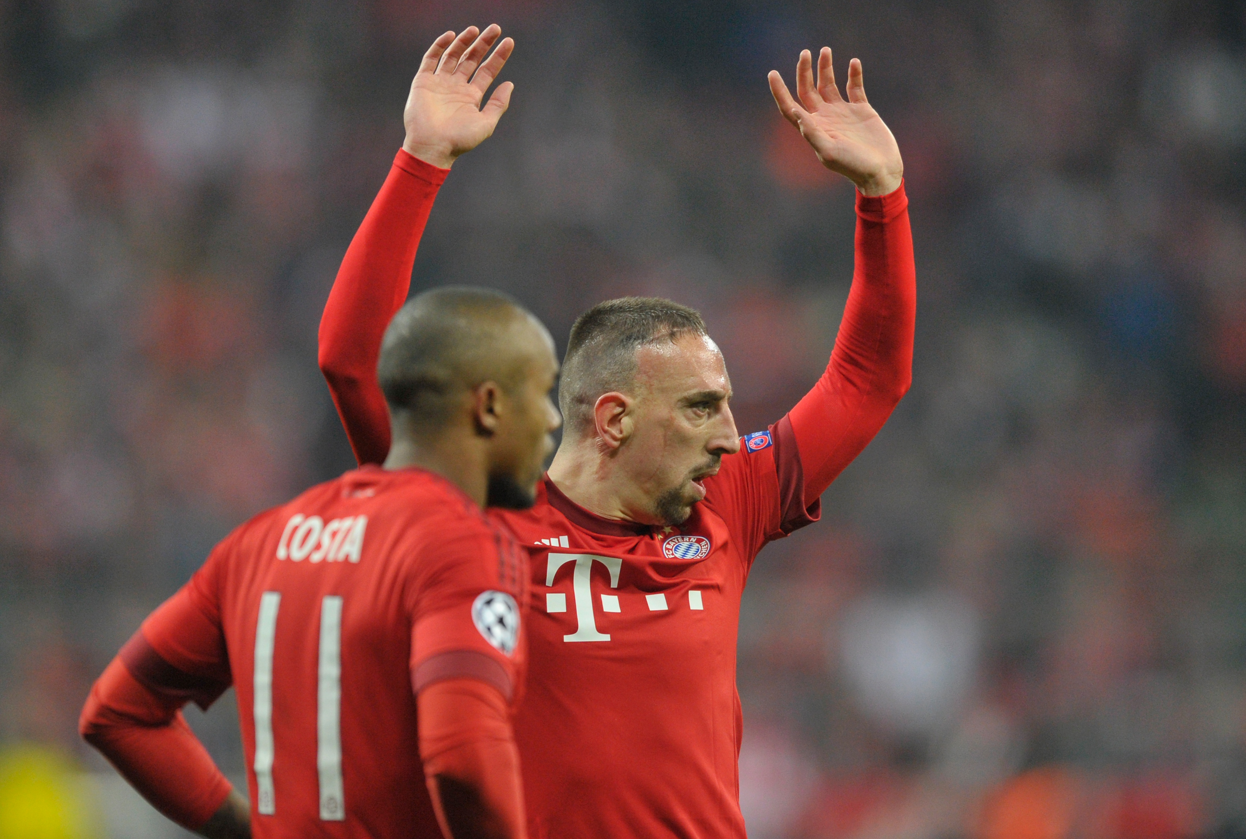 ribery Douglas Costa