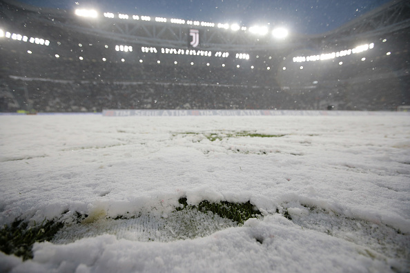 Le condizioni dell'Allianz Stadium che hanno spinto l'arbitro Mariani a rinviare Juventus Atalanta