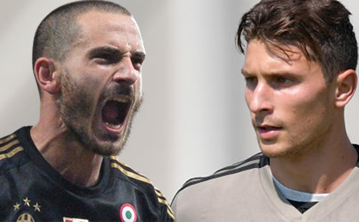 Juventus, Bonucci-Caldara: ecco il confronto.