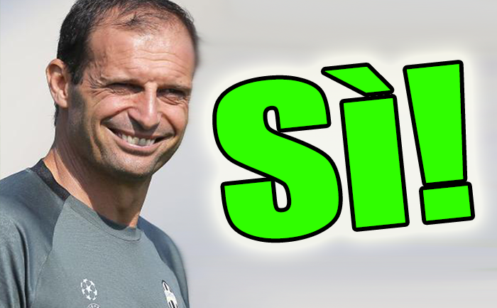 Calciomercato Juventus: sì di Allegri per un altro grande colpo.