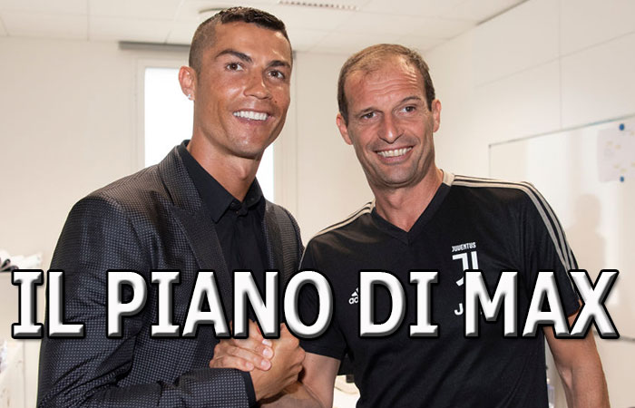 Le mosse studiate da Allegri per sfruttare al meglio Cristiano Ronaldo