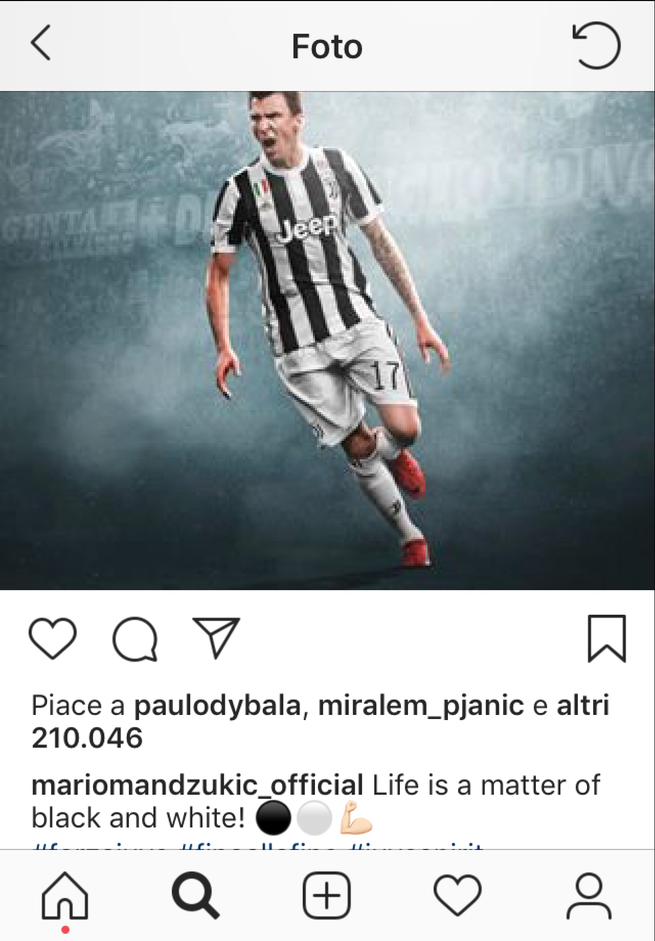 Mandzukic Instagram