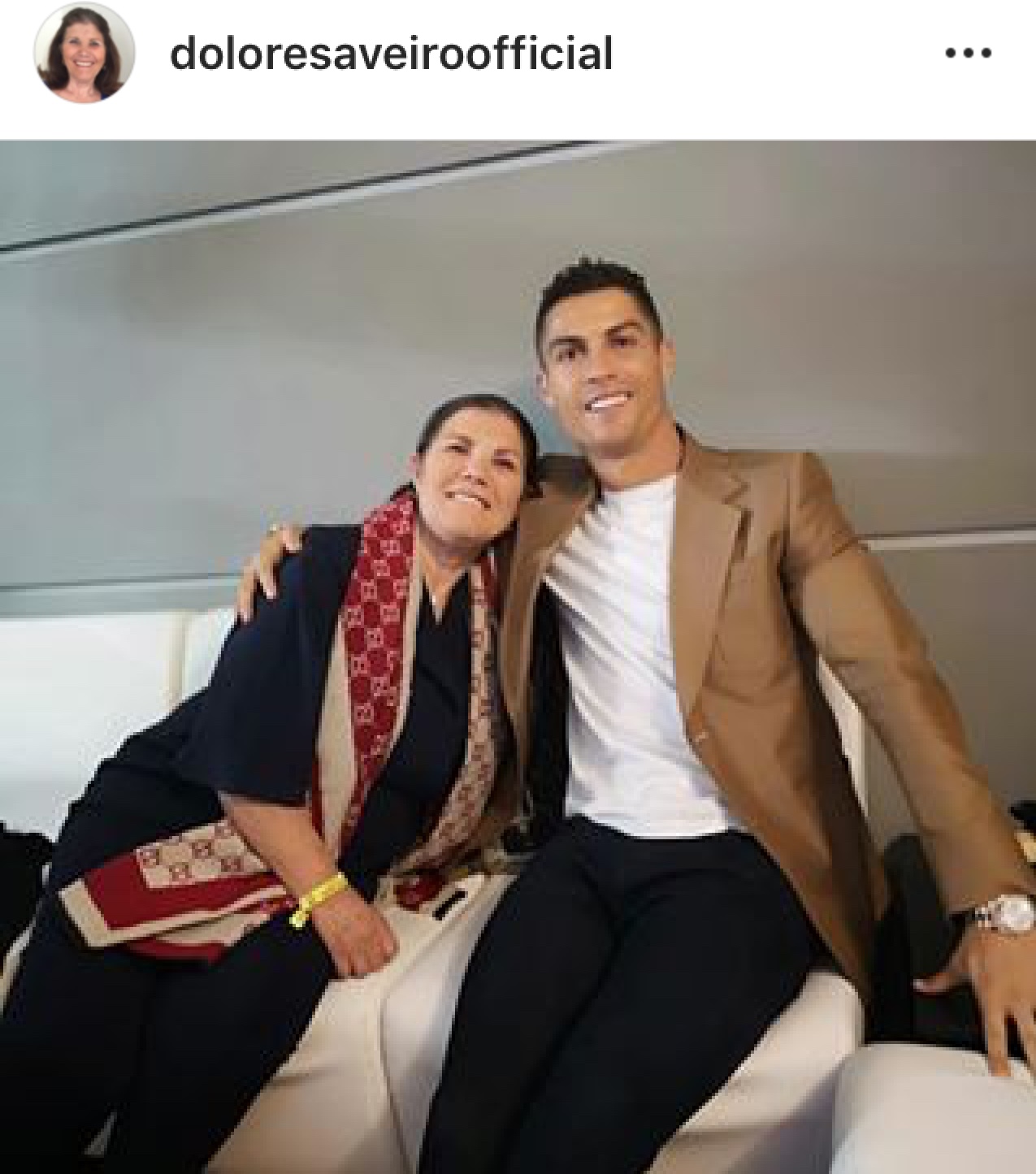 Ronaldo e Maria Dolores