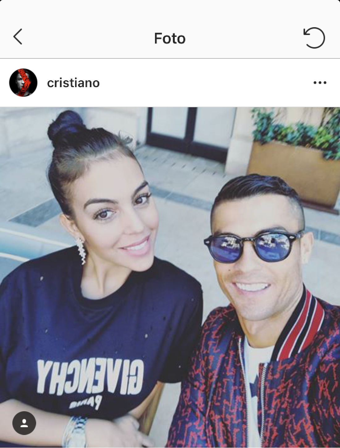 CR7 e Georgina