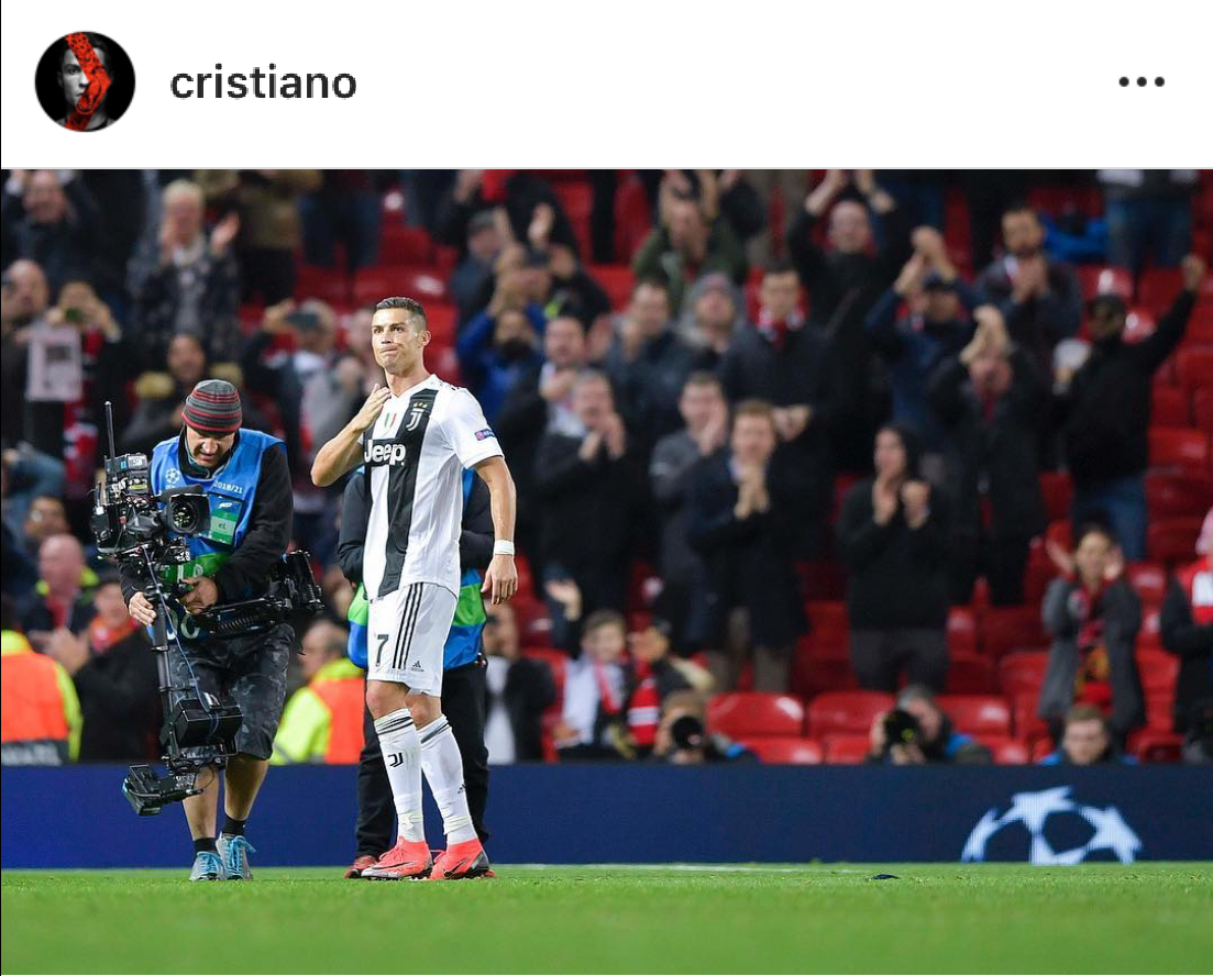 CR7 Instagram Manchester-Juve