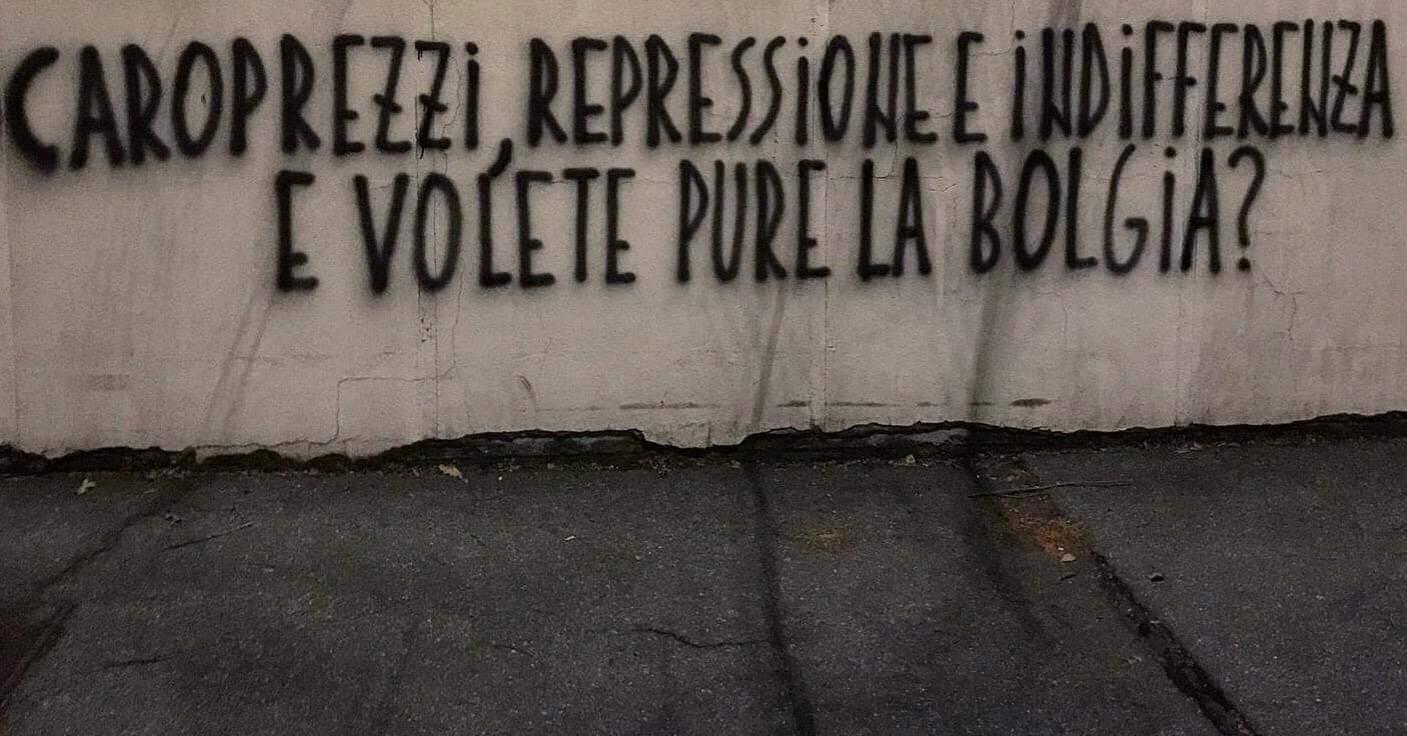 Scritte contro la società bianconera