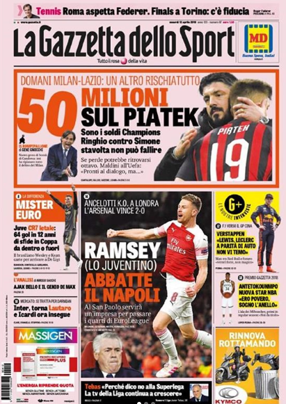 Notizie Juve, la prima pagina della Gazzetta dello Sport.