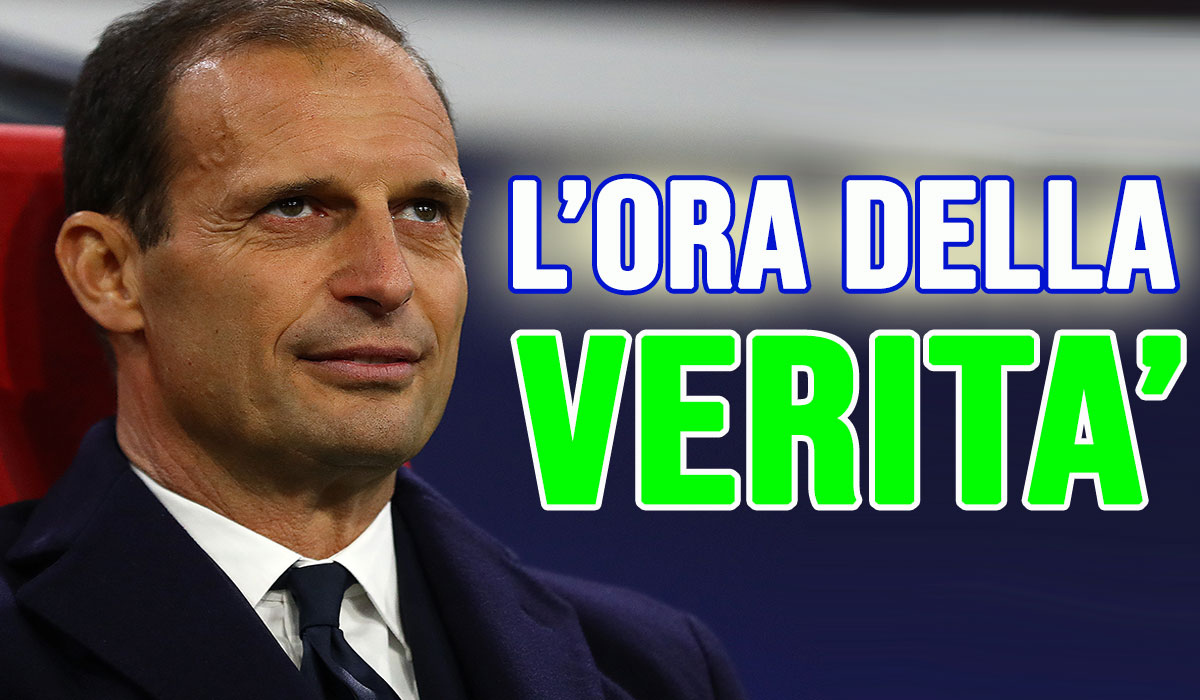 News mercato Juve: futuro Allegri, è l'ora della verità.