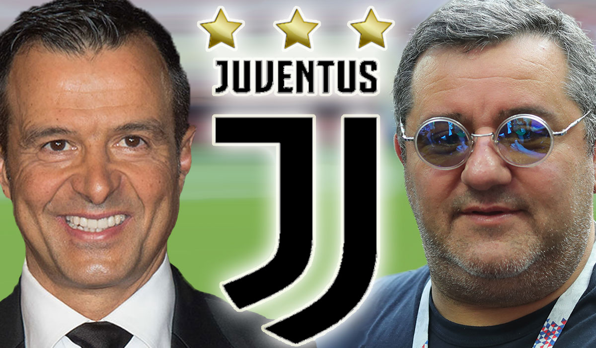 News mercato Juve: Mendes-Raiola, assi bollenti.