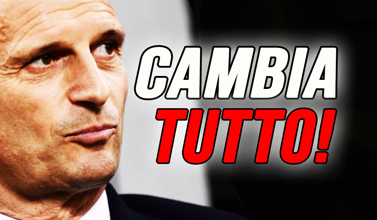 Calciomercato Juventus: Allegri cambia tutto.