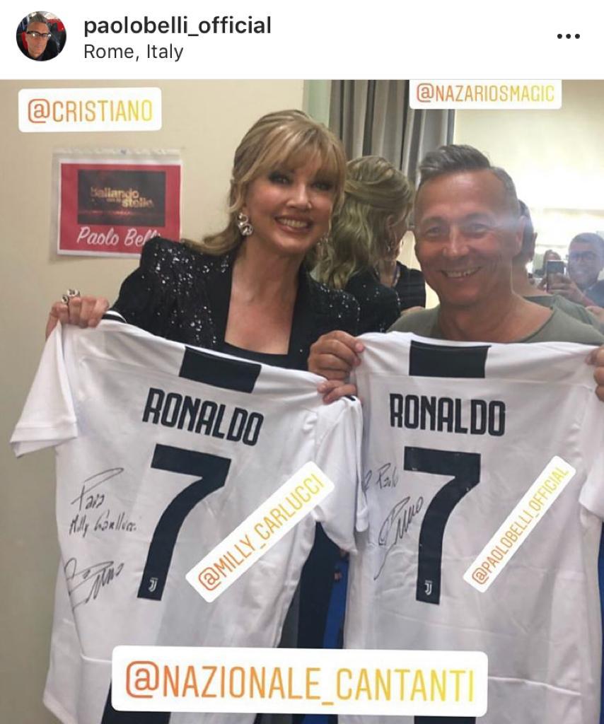 Milly Carlucci e Paolo Belli