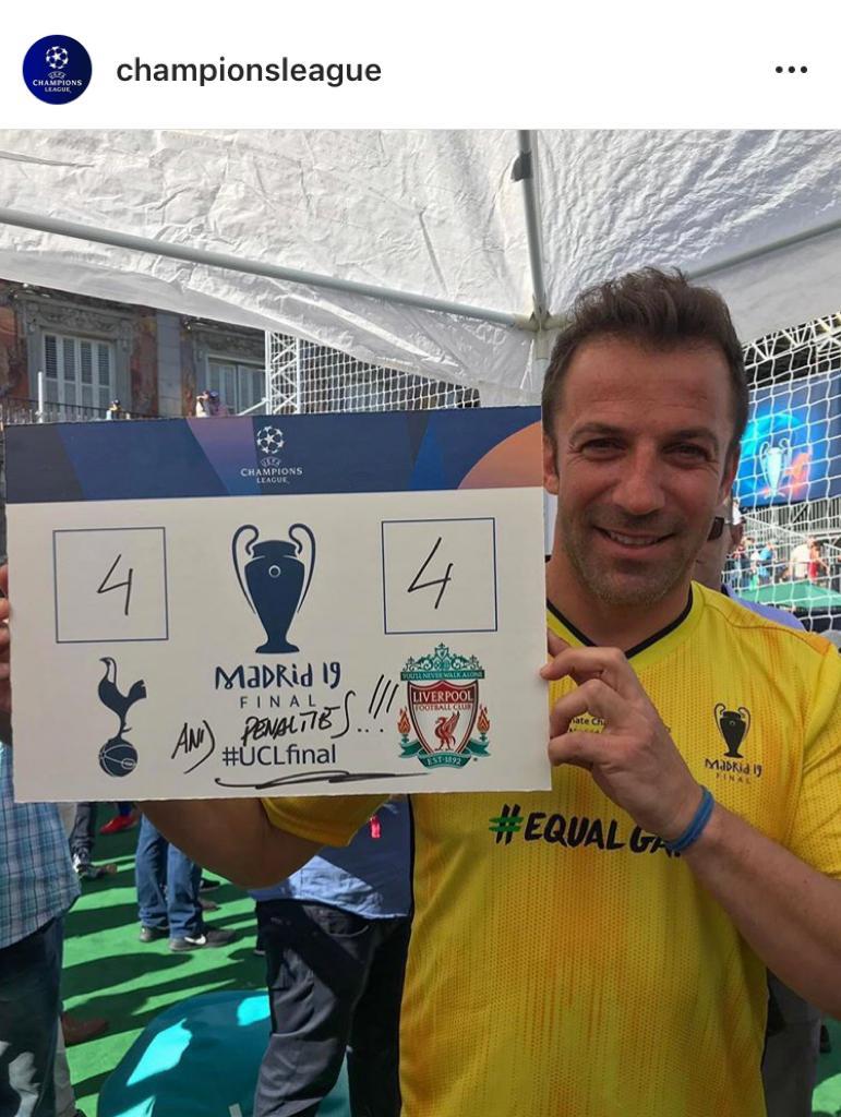 Del Piero finale Champions