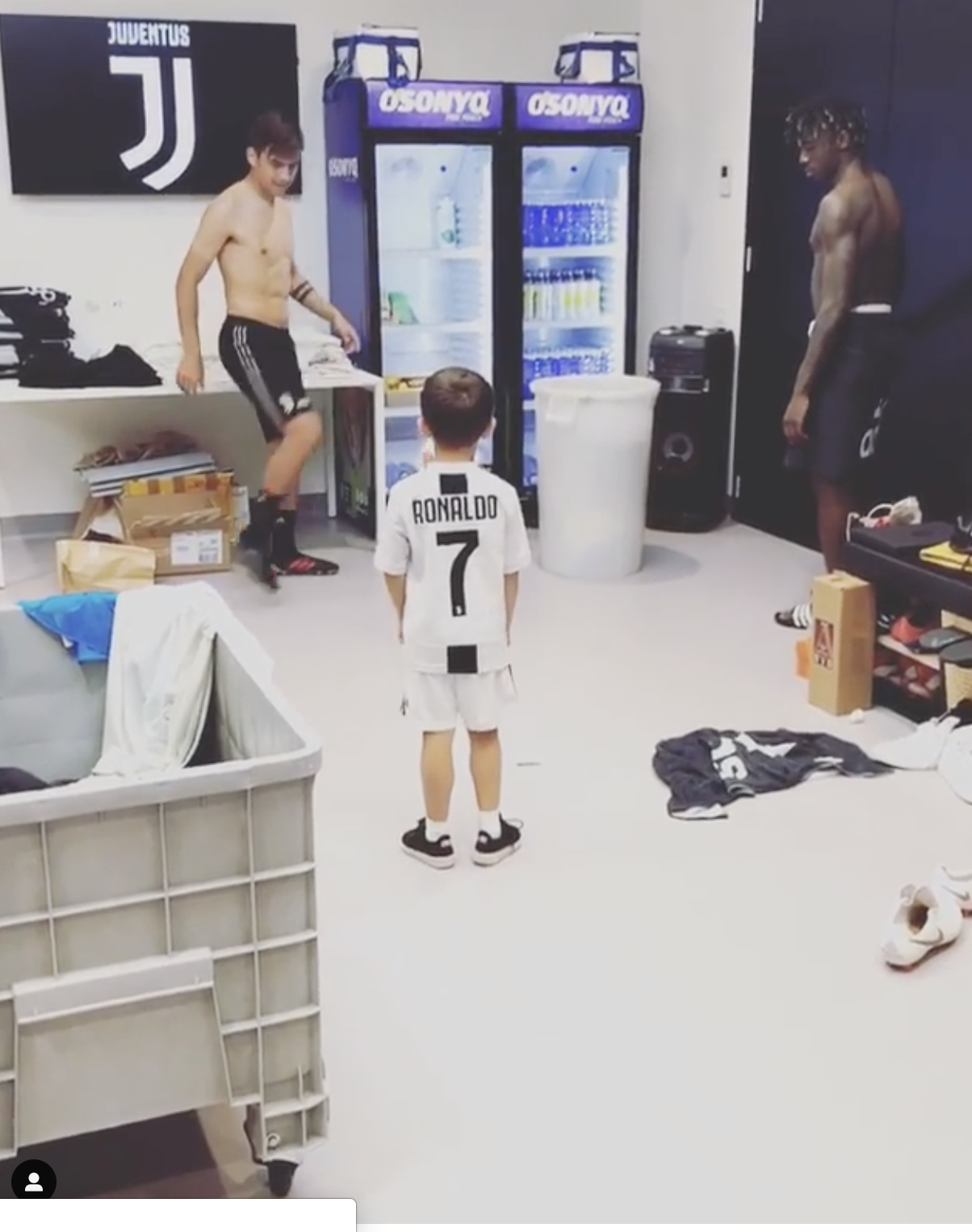 Il figlio di Pjanic con Dybala e Kean