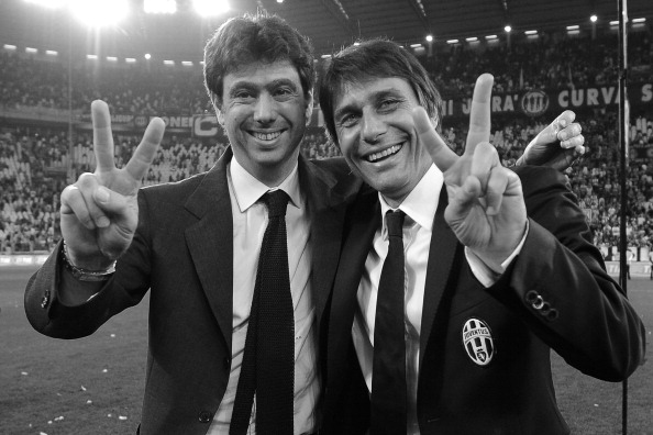 Andrea Agnelli con Antonio Conte