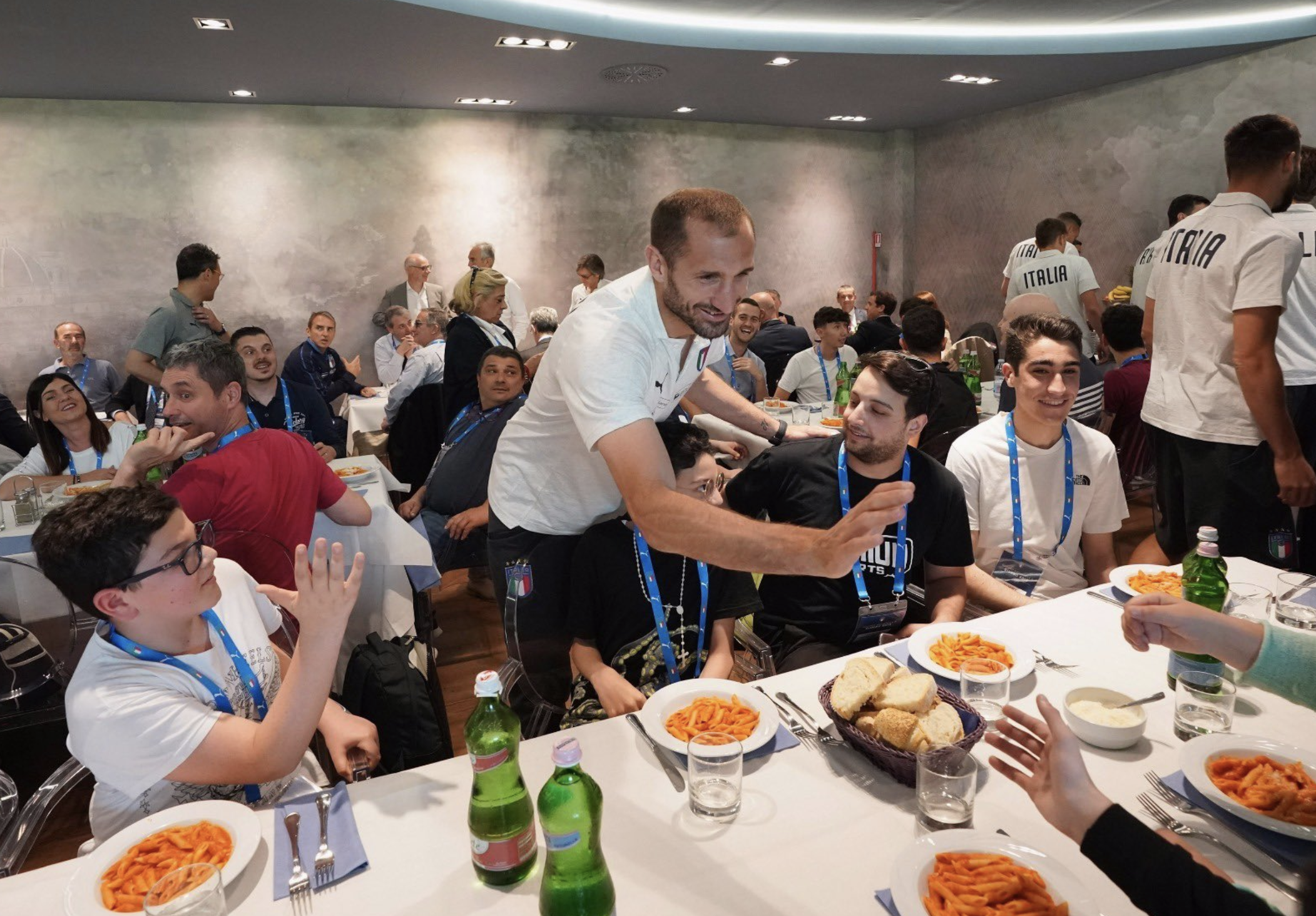 Chiellini al Bambin Gesù di Roma