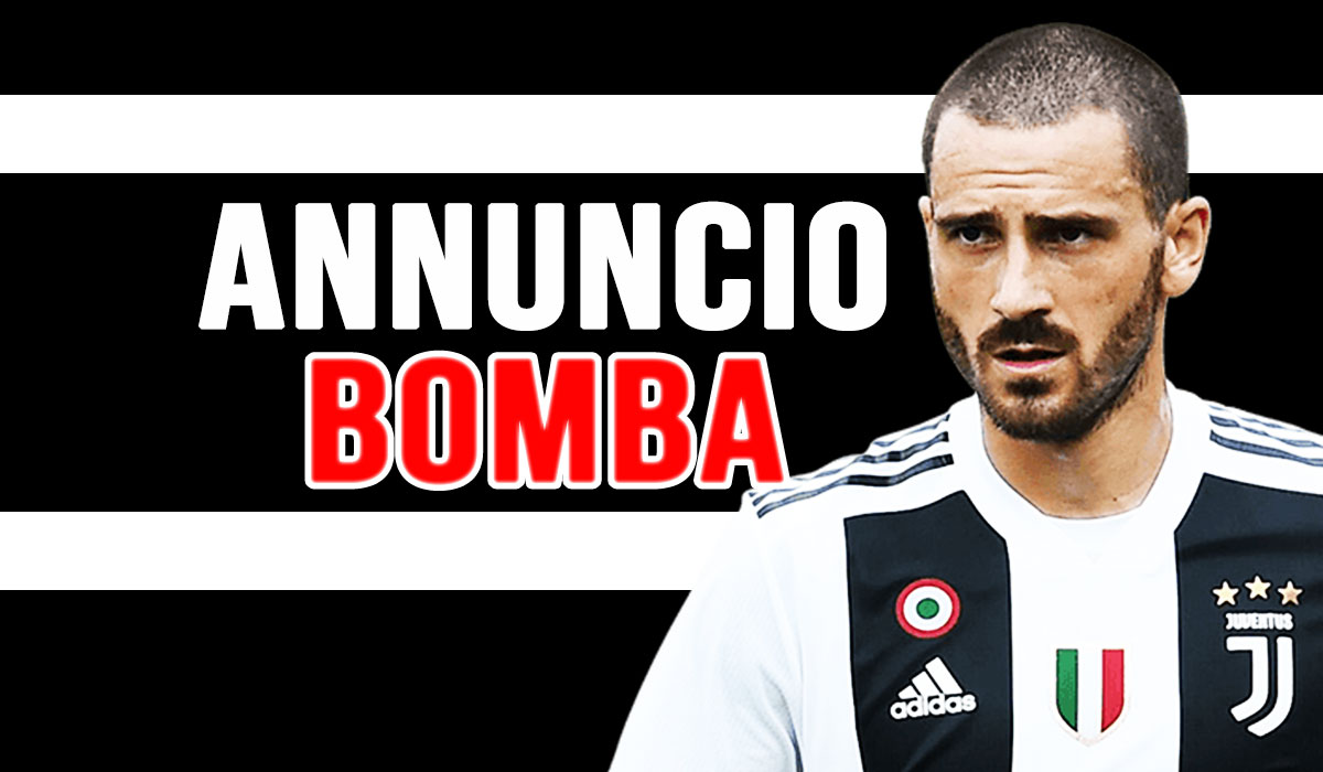 Calciomercato Juventus, Bonucci: annuncio bomba sul sostituto.