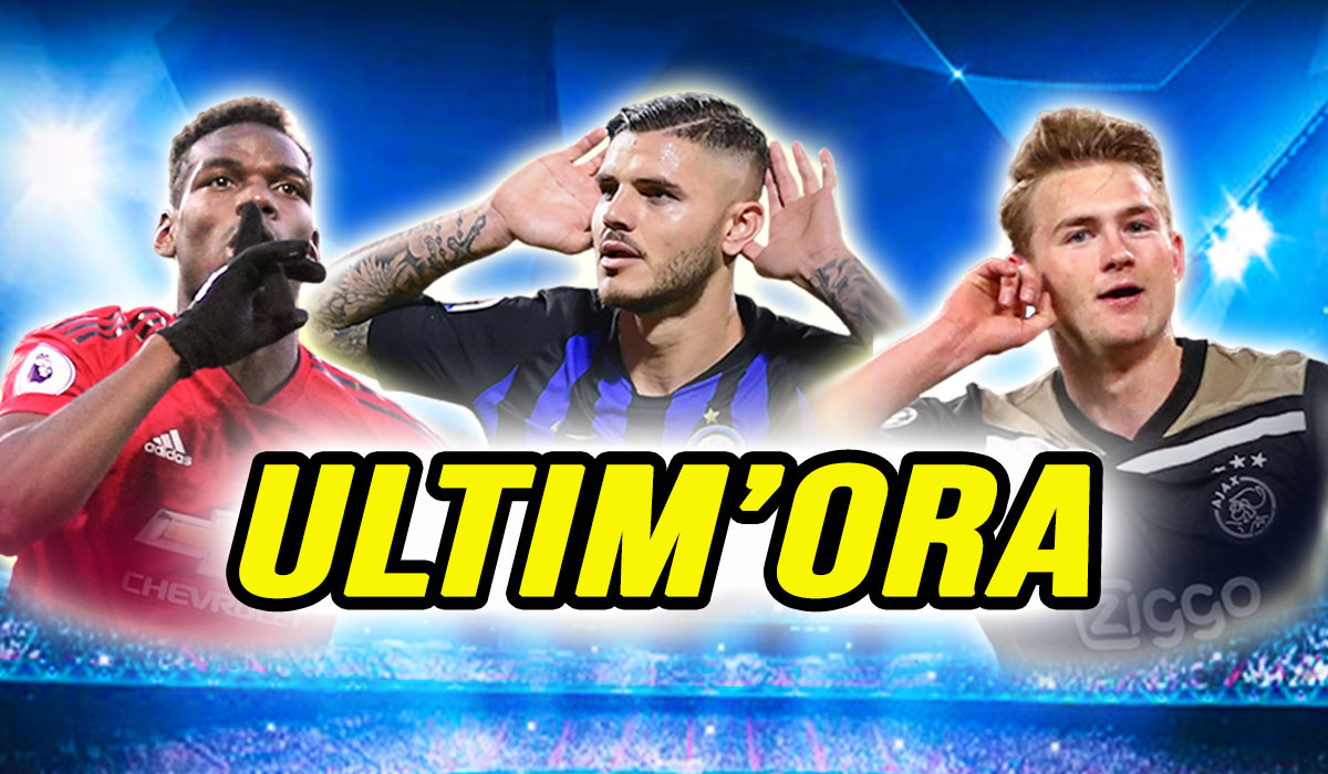 Calciomercato Juventus: de Ligt, Pogba e Icardi, le ultimissime.