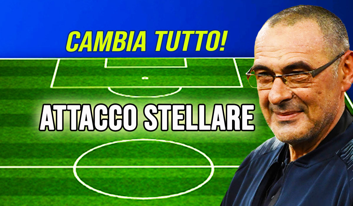 Calciomercato Juventus: attacco stellare per Sarri.