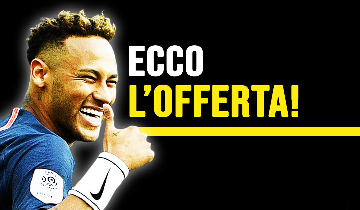 Calciomercato Juventus: offerta monstre per Neymar?