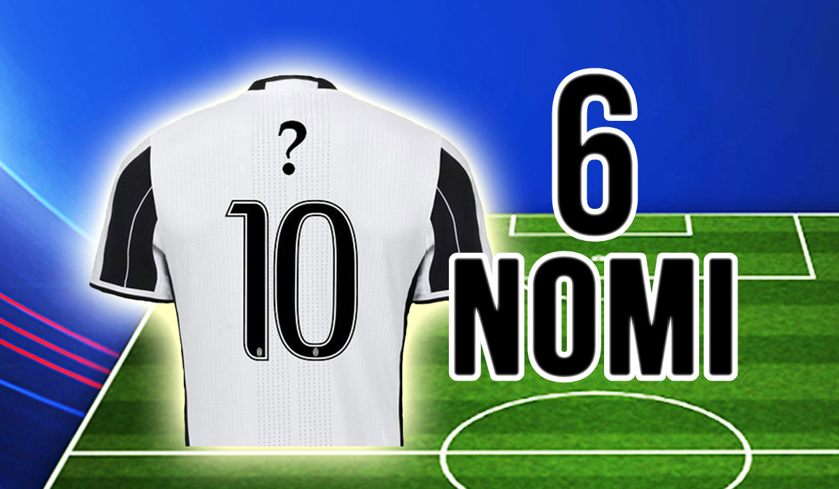 Calciomercato Juventus: 6 nomi per la numero 10.