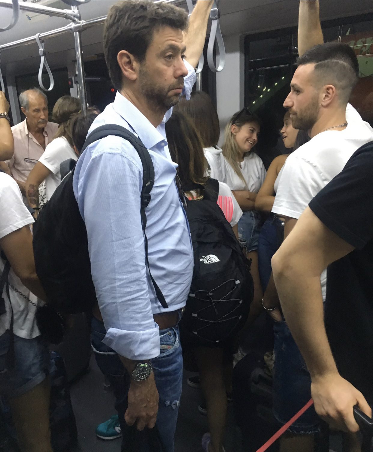 Agnelli in metro