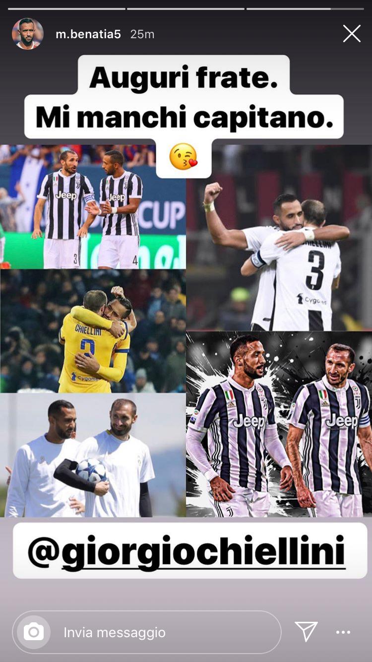 Benatia - Instagram Story