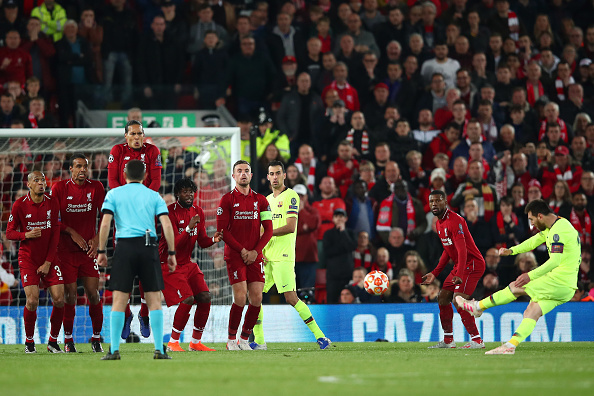 Messi in Barca-Liverpool