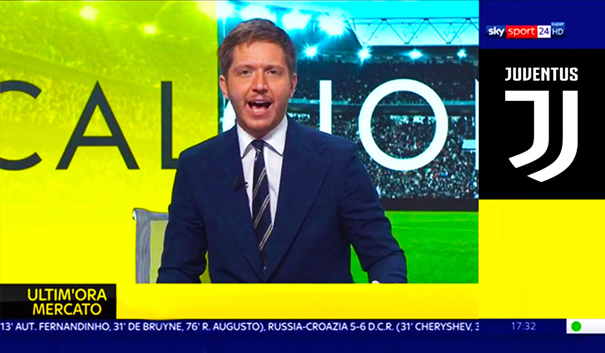 News Juve: annuncio Sky.