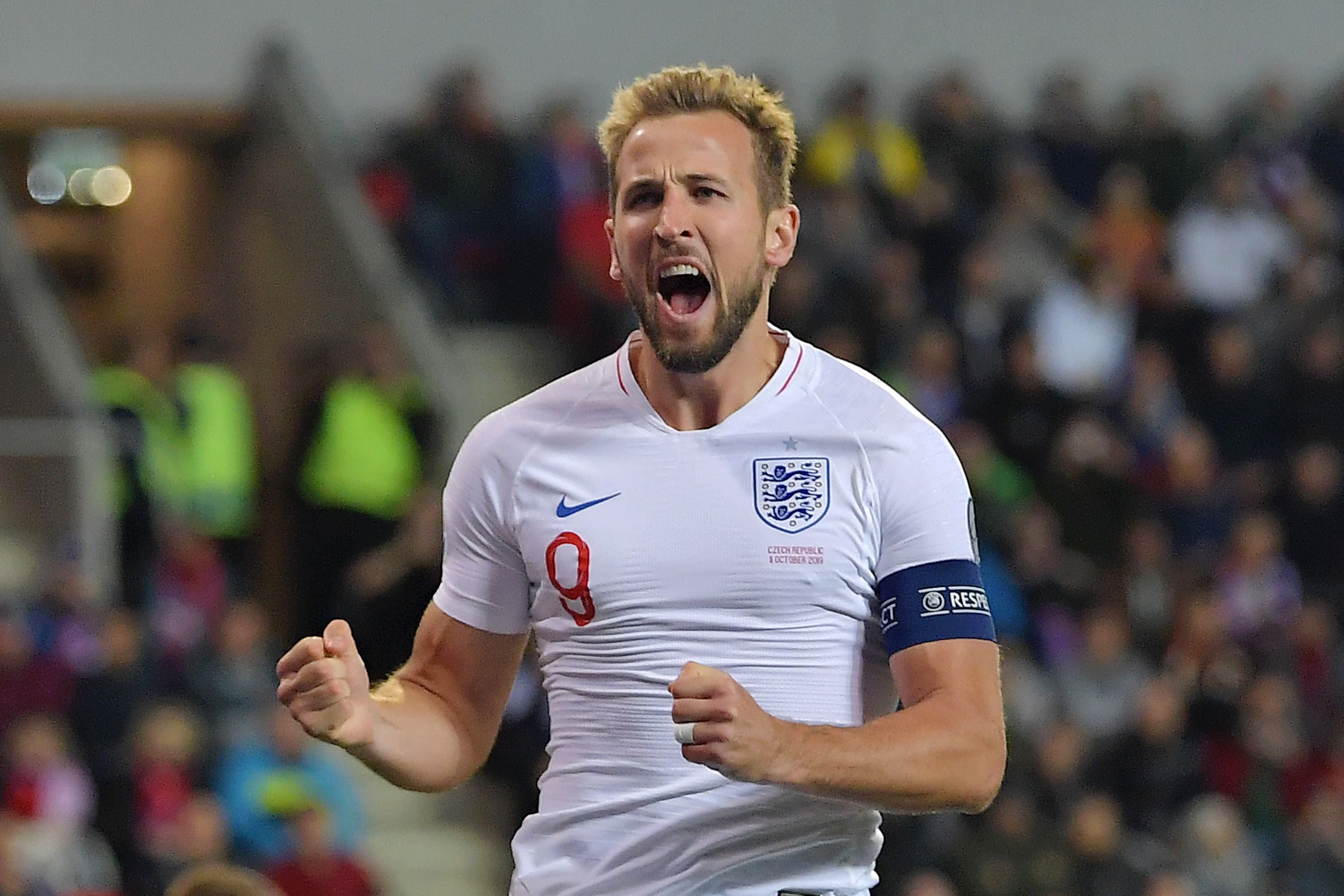 Harry Kane, bomber inglese in uscita dal Tottenham.