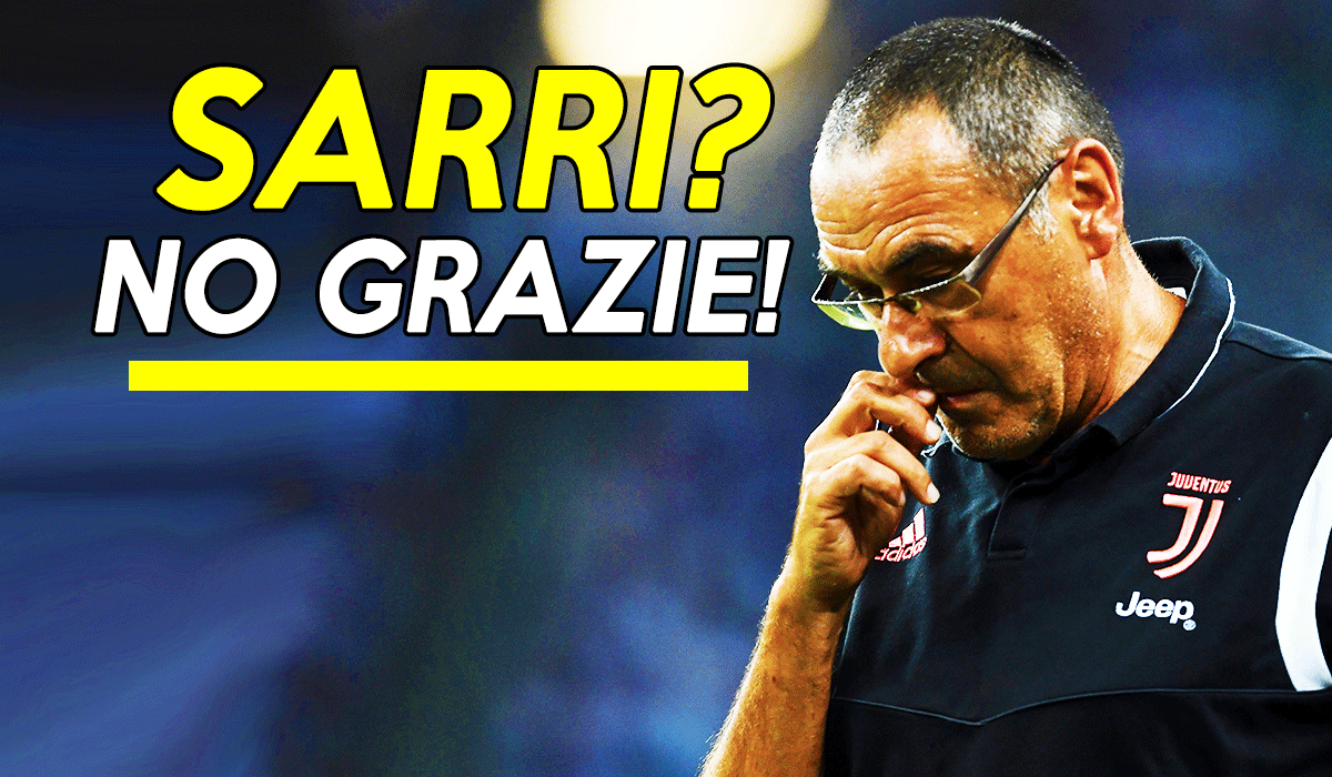 Calciomercato Juventus: salta tutto per colpa di Sarri.