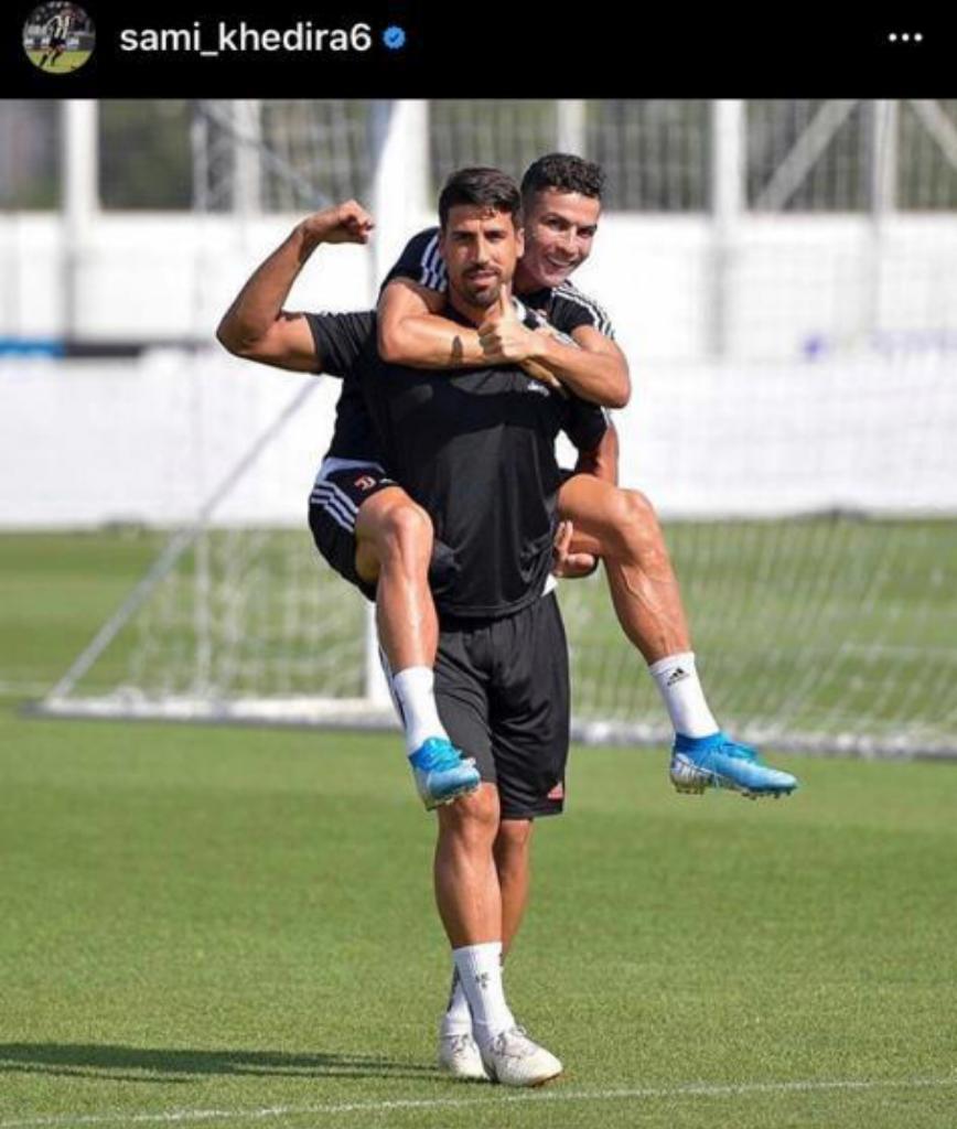 Khedira e CR7