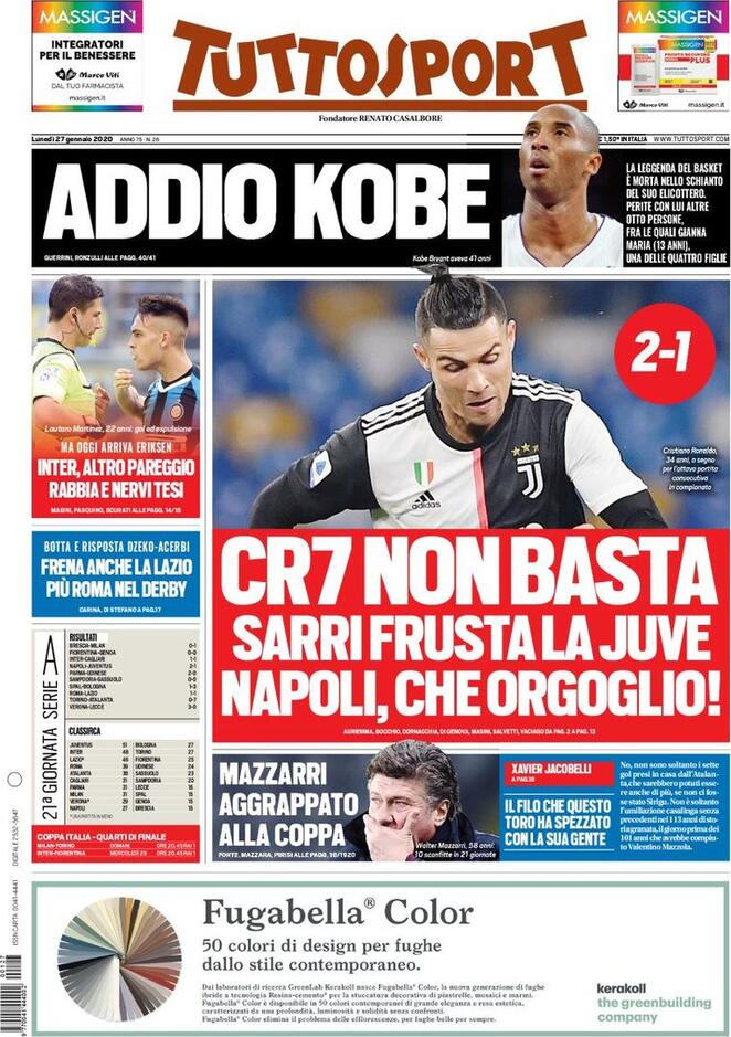 La prima di Tuttosport