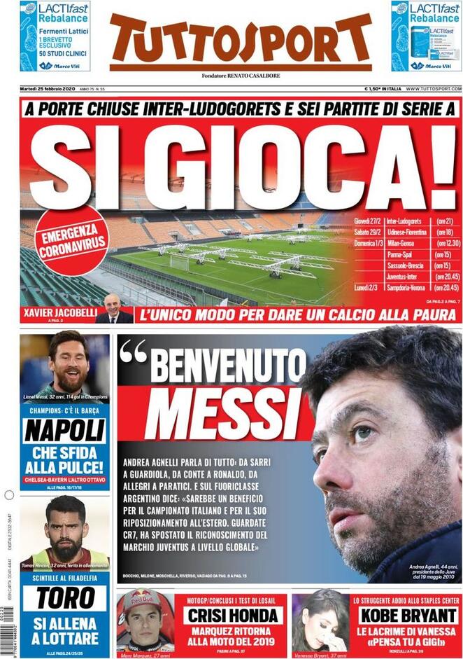 La prima di Tuttosport