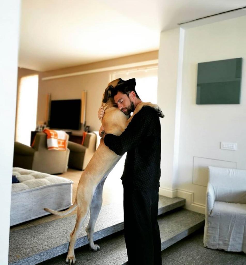 Marchisio e il suo cane