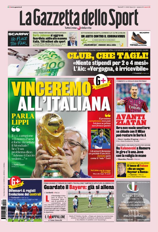 La prima della Gazzetta