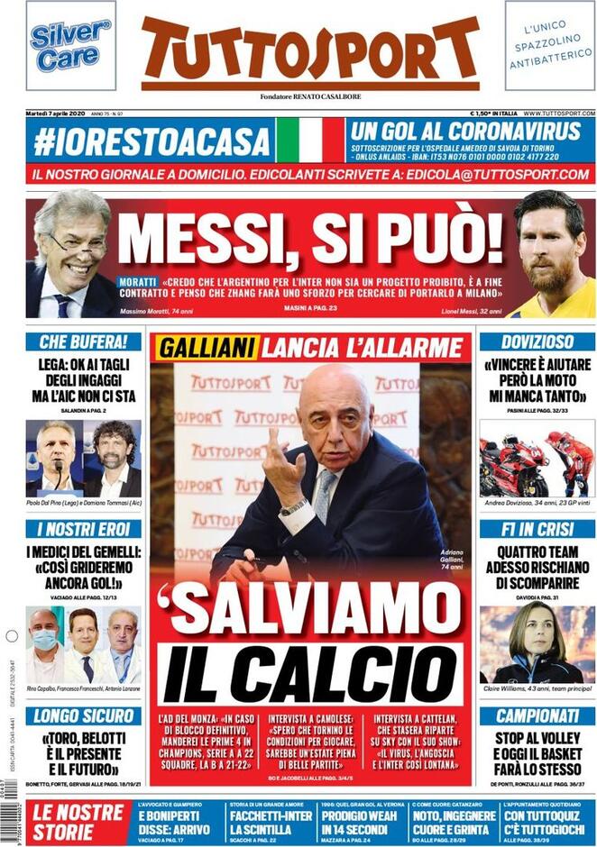 La prima di Tuttosport