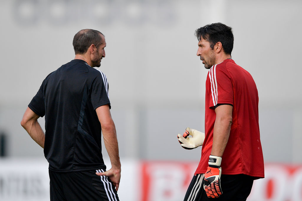 Buffon e Chiellini