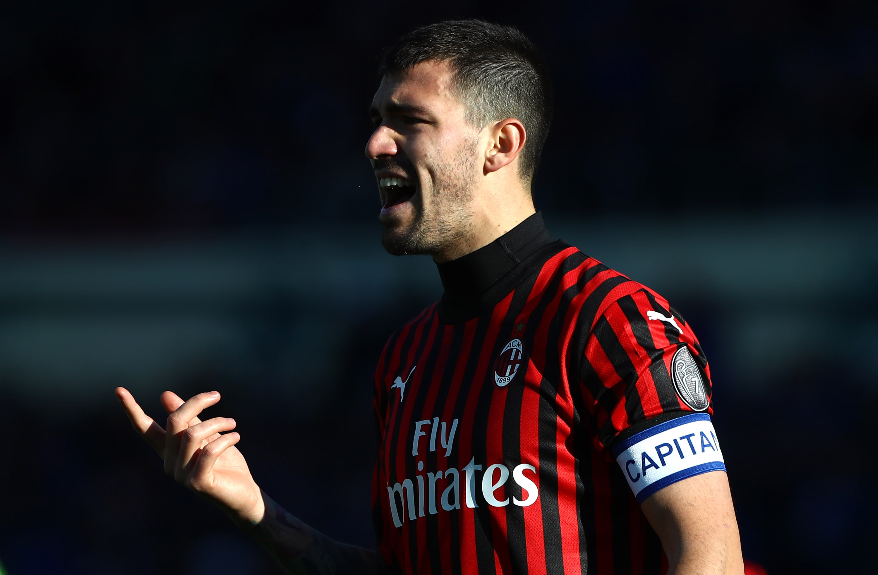 Alessio Romagnoli, capitano del Milan.