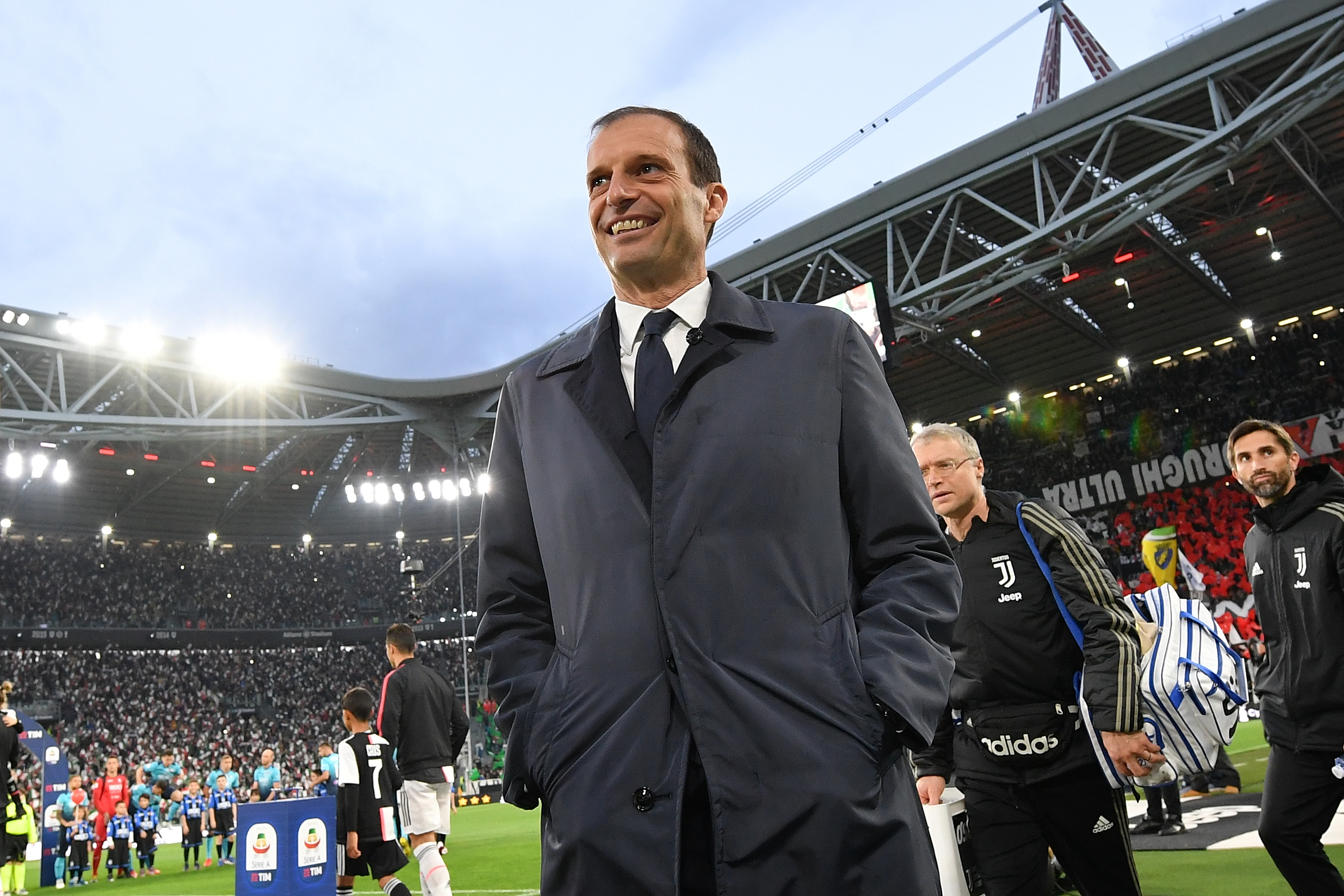 Allegri all'Allianz Stadium