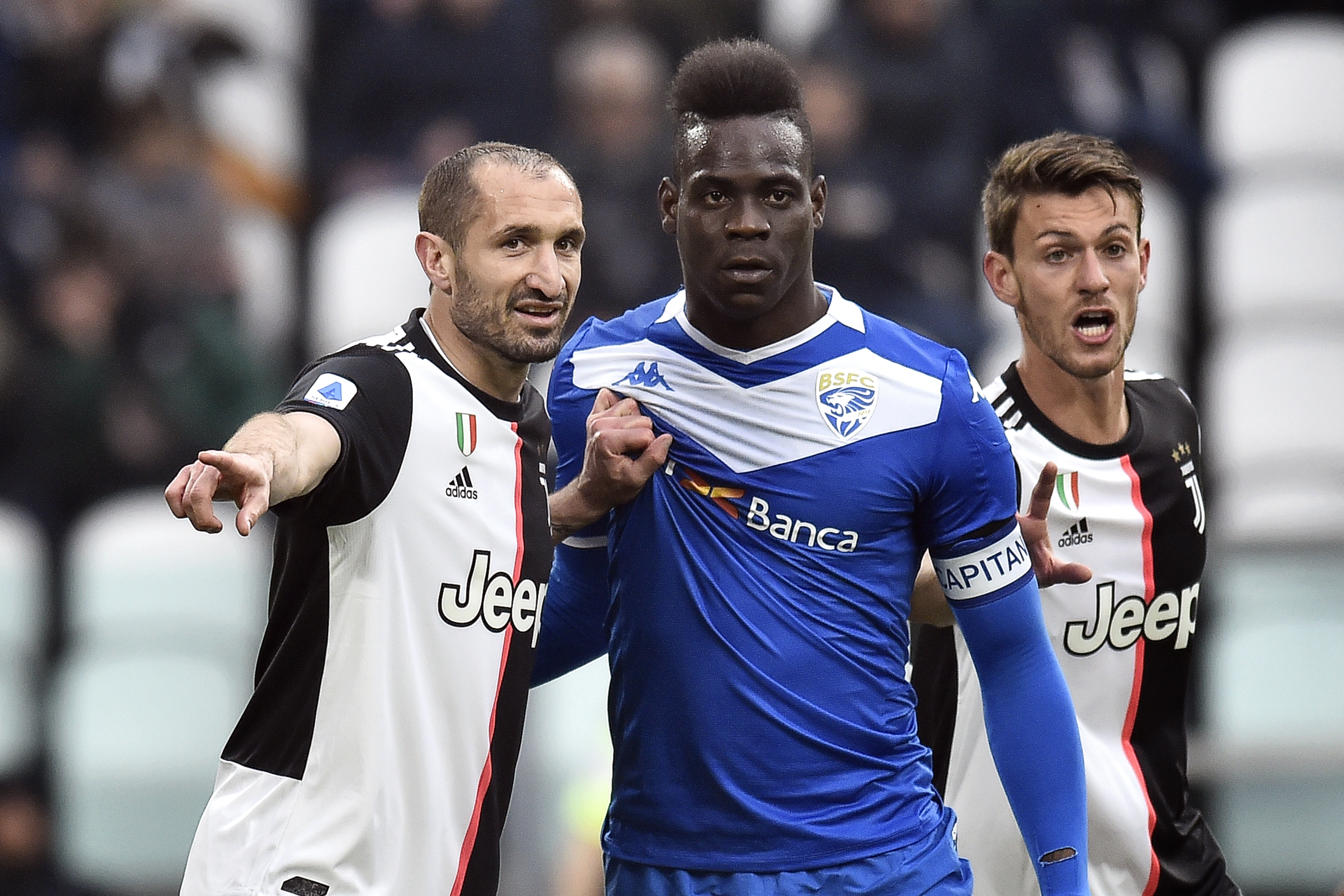 Balotelli e Chiellini