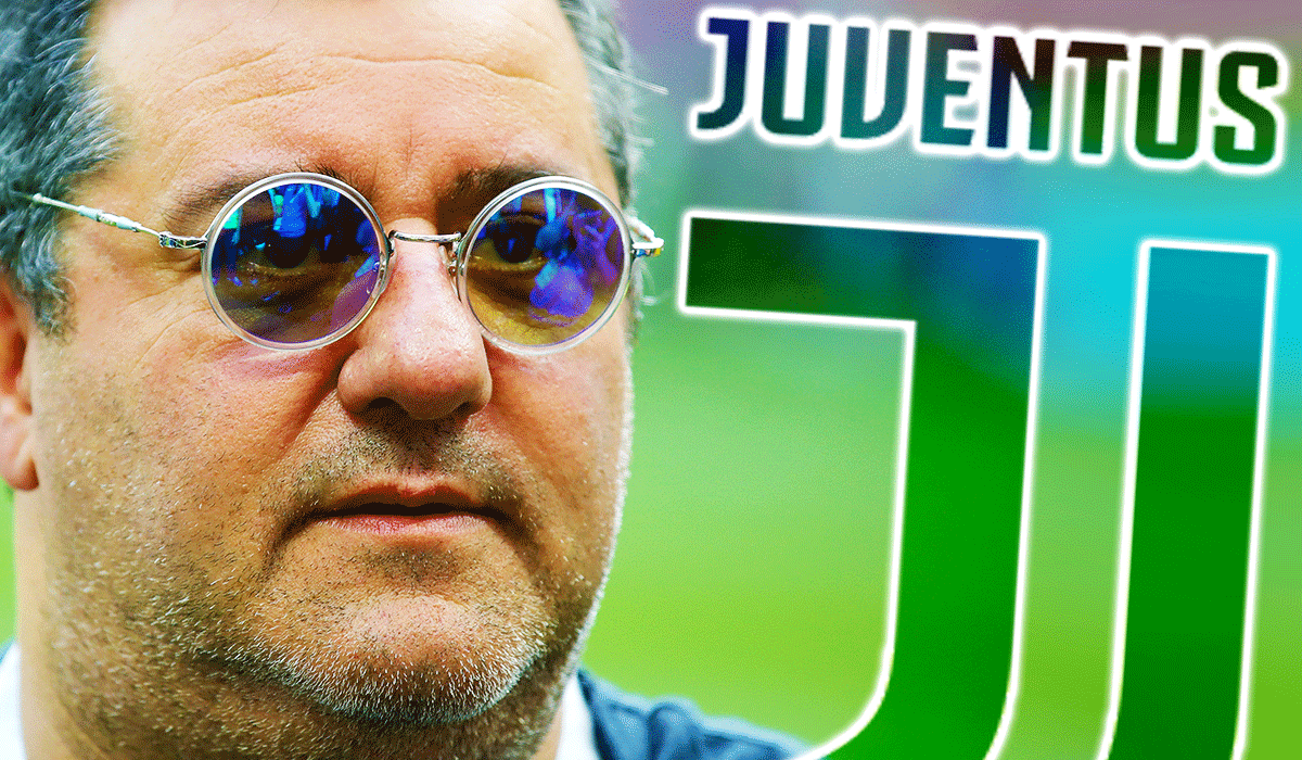 Mino Raiola, super procuratore e alleato di calciomercato della Juventus.