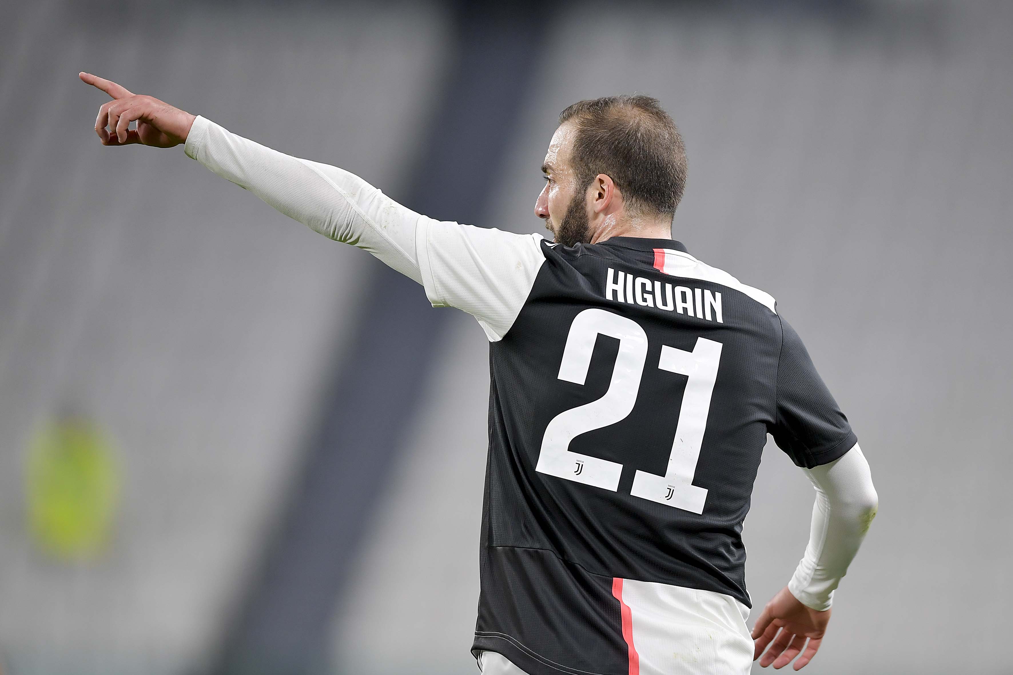 Higuain con la Juve