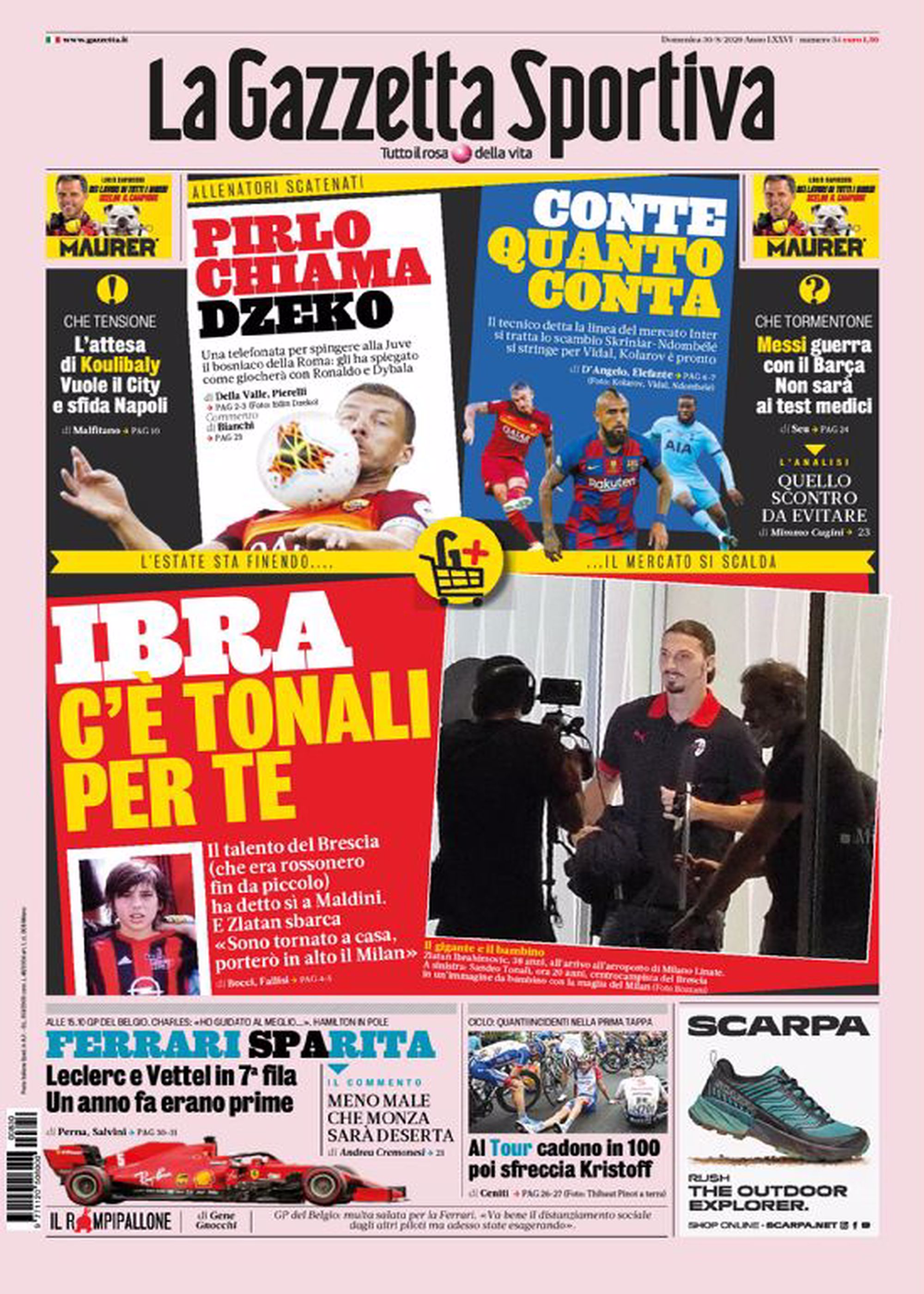 La prima della Gazzetta