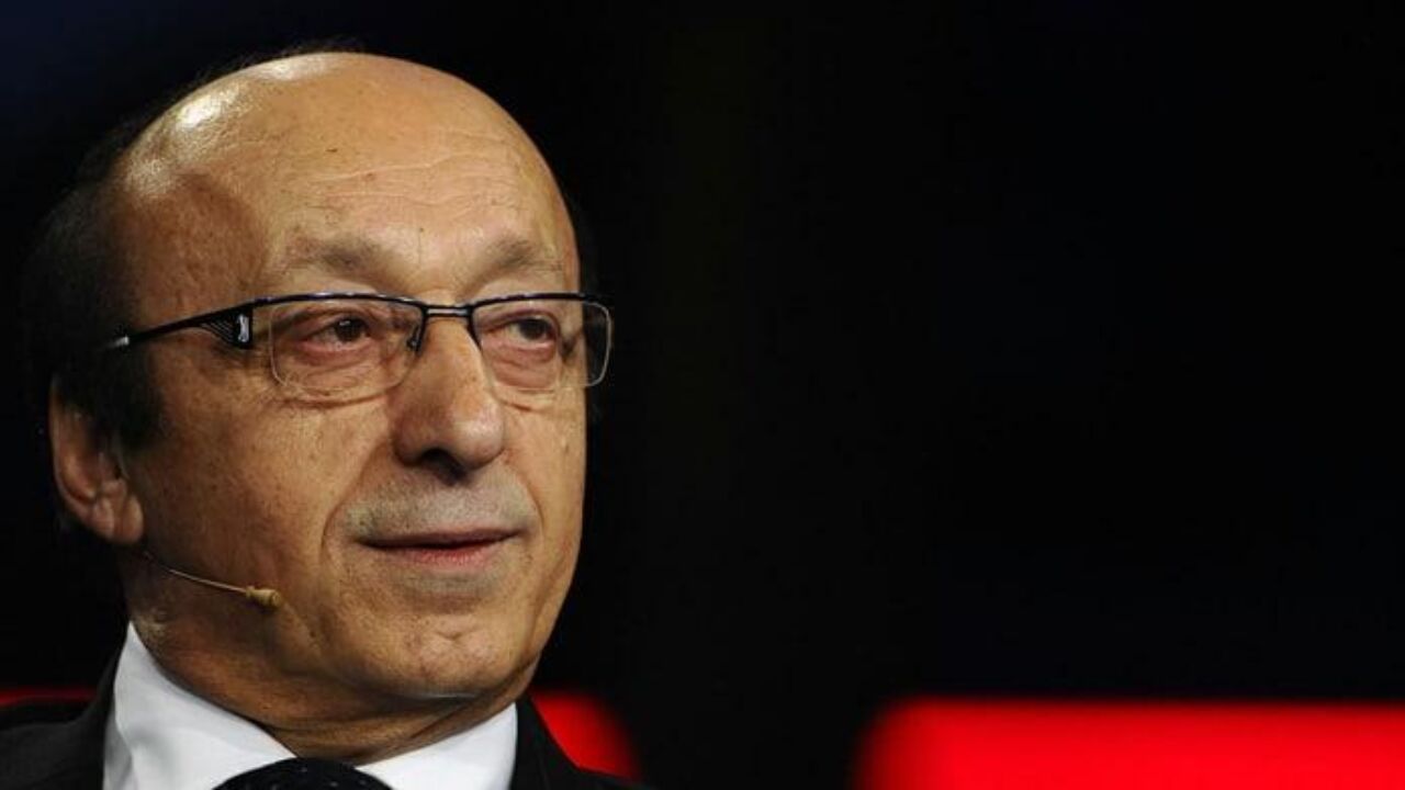 L'ex amministratore delegato della Juventus Luciano Moggi