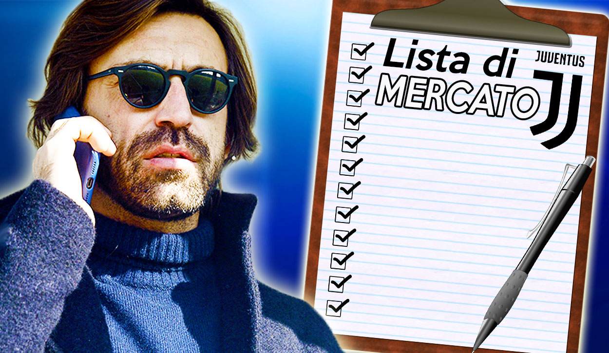 Mercato Juve - La lista della spesa di Pirlo: 13 nomi.