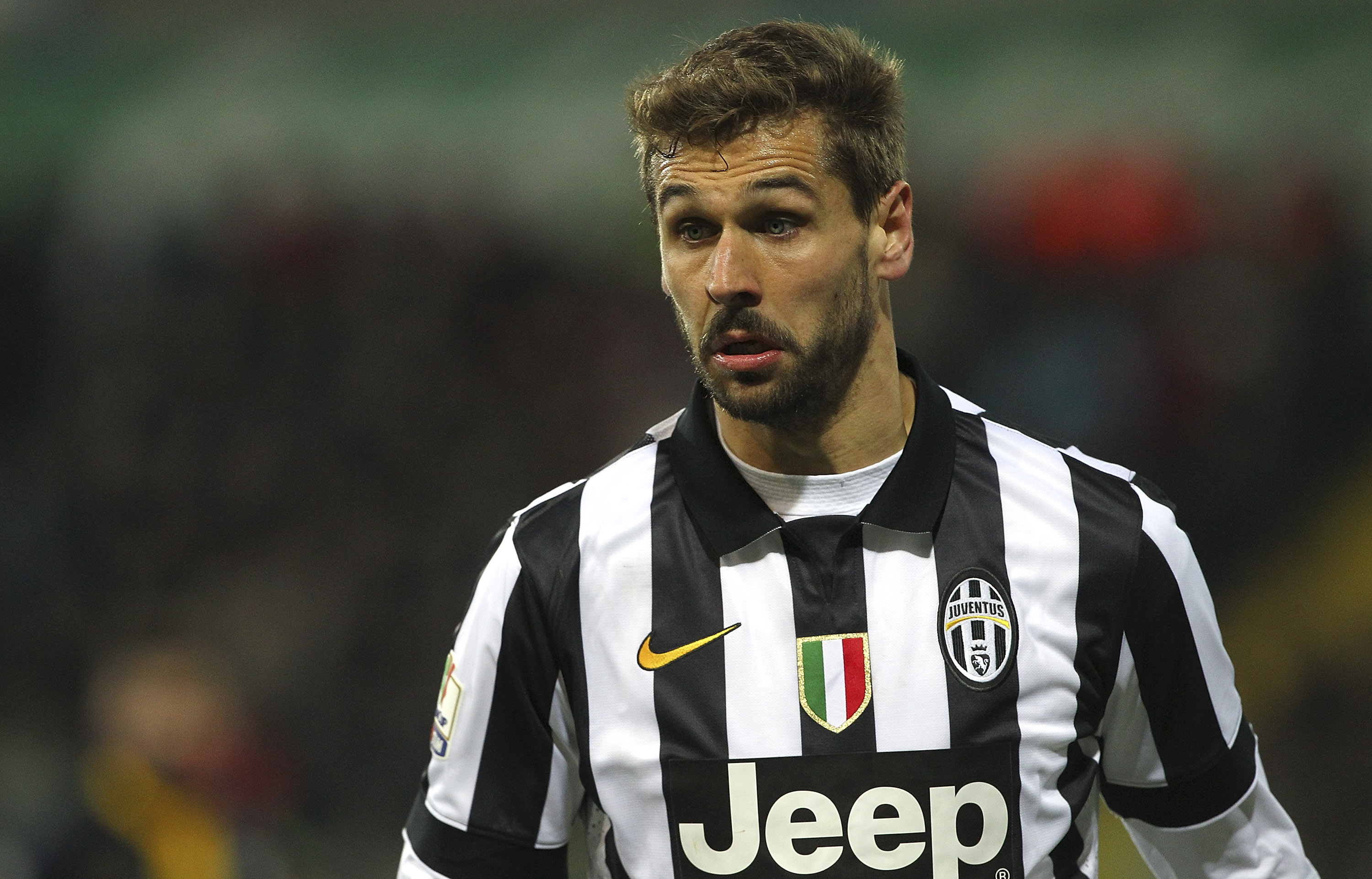 Fernando Llorente con la maglia della Juve