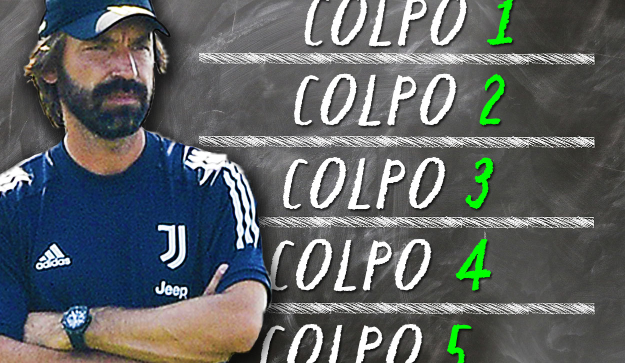 Mercato Juve - Pirlo aspetta rinforzi.