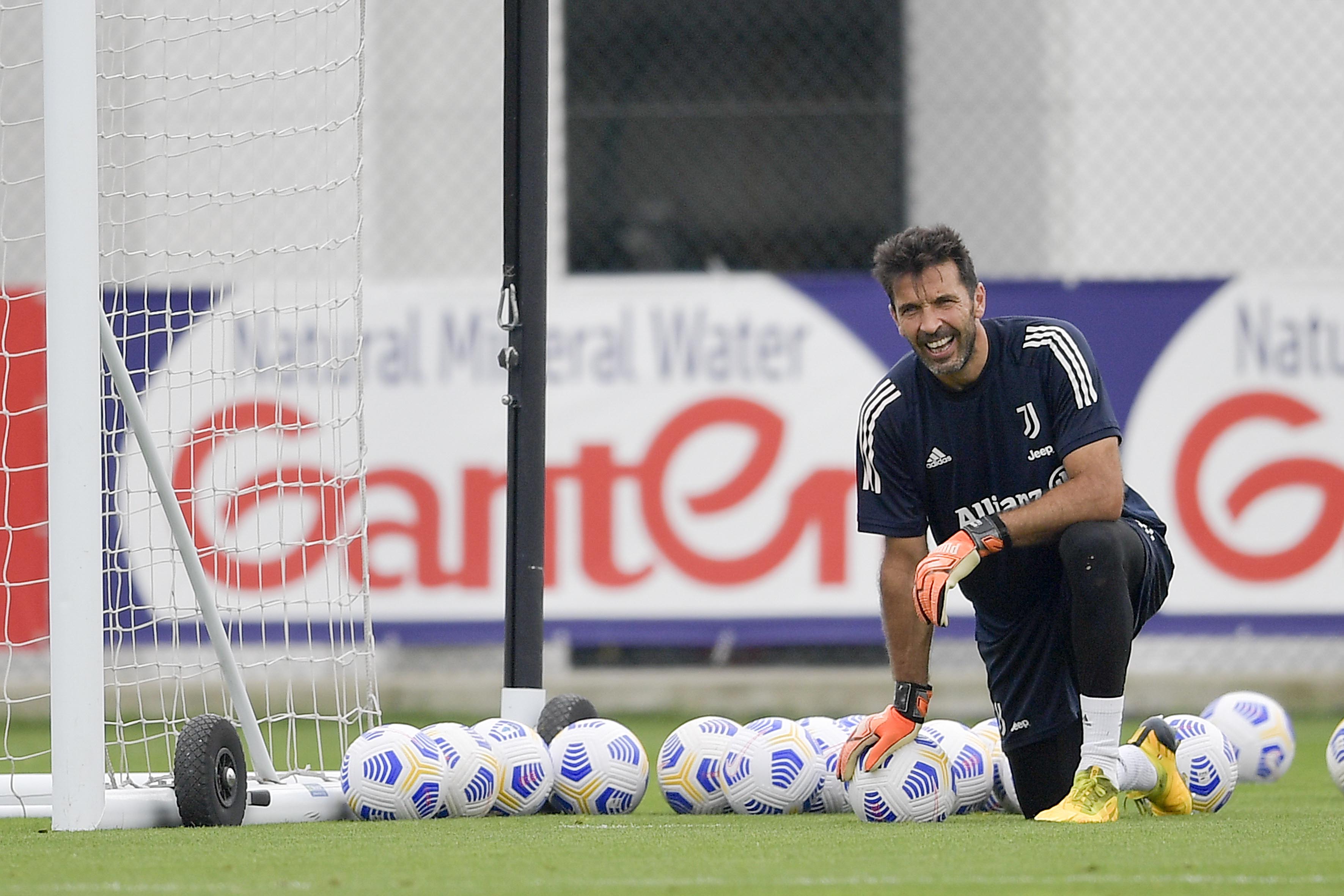 Gigi Buffon in allenamento